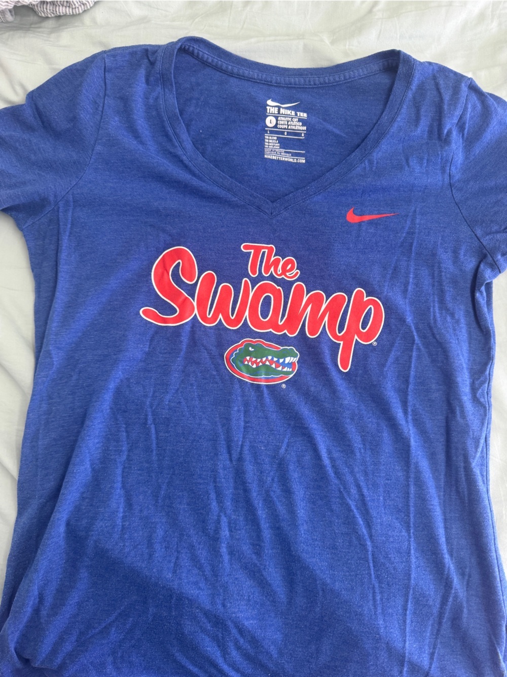 Nike Tee University of Florida “the Swamp” women t shirt Sz L